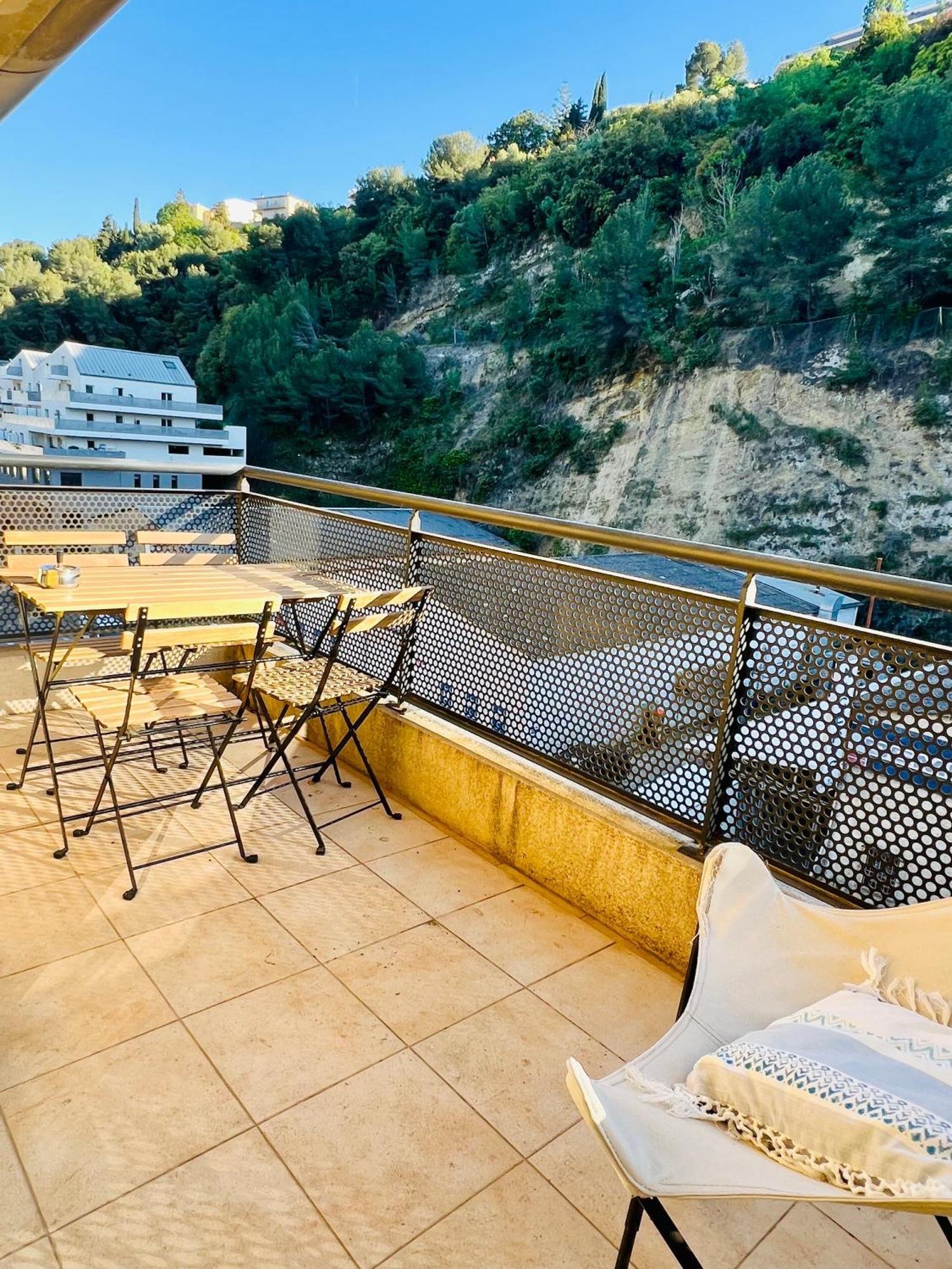 Magnificent Renovated Apartment, 2 Rooms Of 45 M2, Close Tothe Sea, Top Floor, Terrace Nizza Esterno foto
